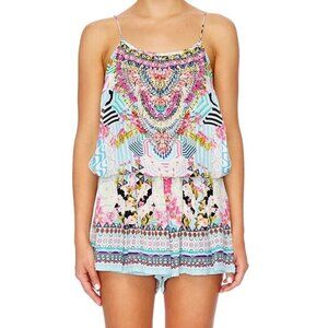 Camilla Under My Shoestring Strap Playsuit Size‎ XS b71